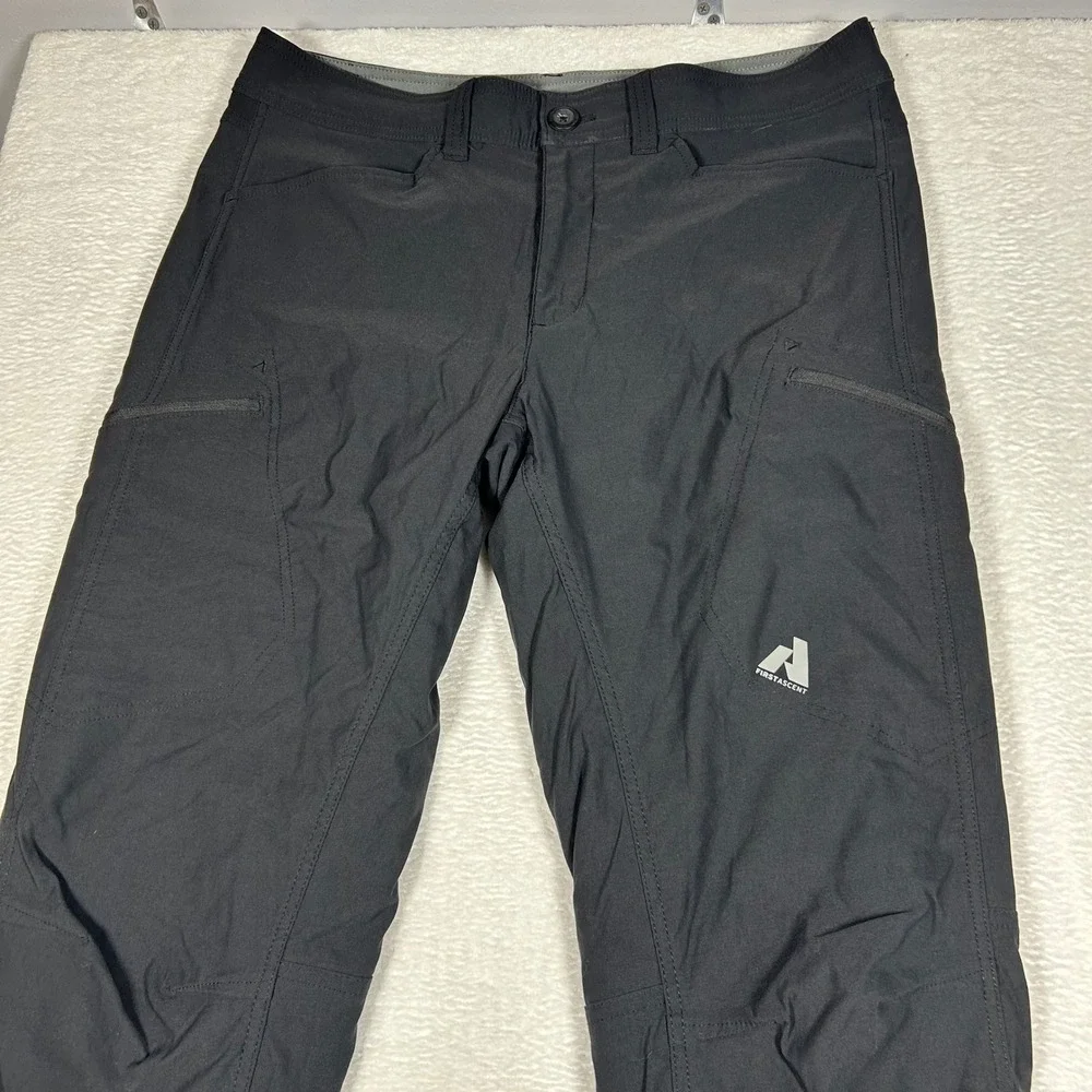 Eddie Bauer First Ascent Guide Pro Pants Fleece Lined Hiking Outdoor 34x36 Tall